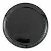 Wna Designerware Plastic Plates, 6 in. dia, Black, 180PK WNA DWP6180BK